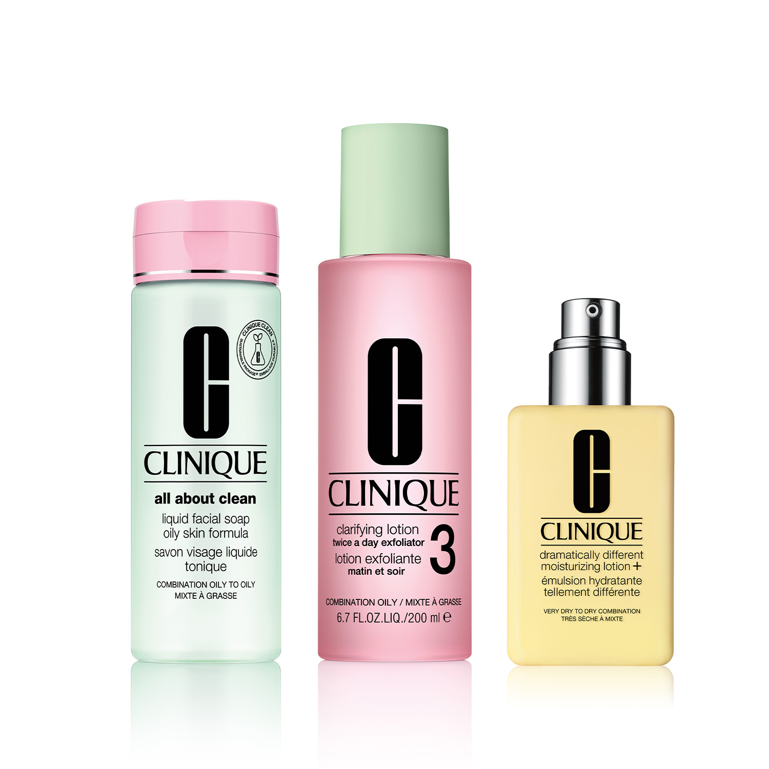 RUTINAS SENCILLAS, RESULTADOS EXTRAORDINARIOS (SET PARA CUIDADO PARA PIEL MIXTA A GRASA)